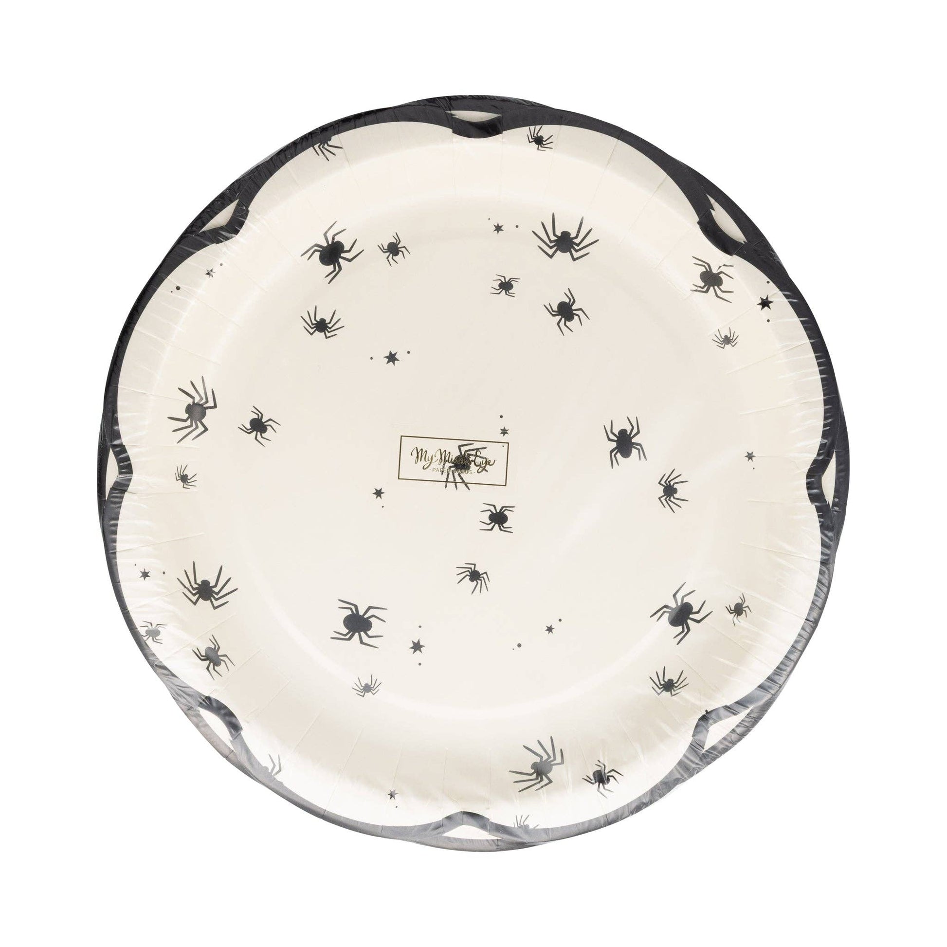 Tiny Spider Paper Plates – Halloween Shaped Plates