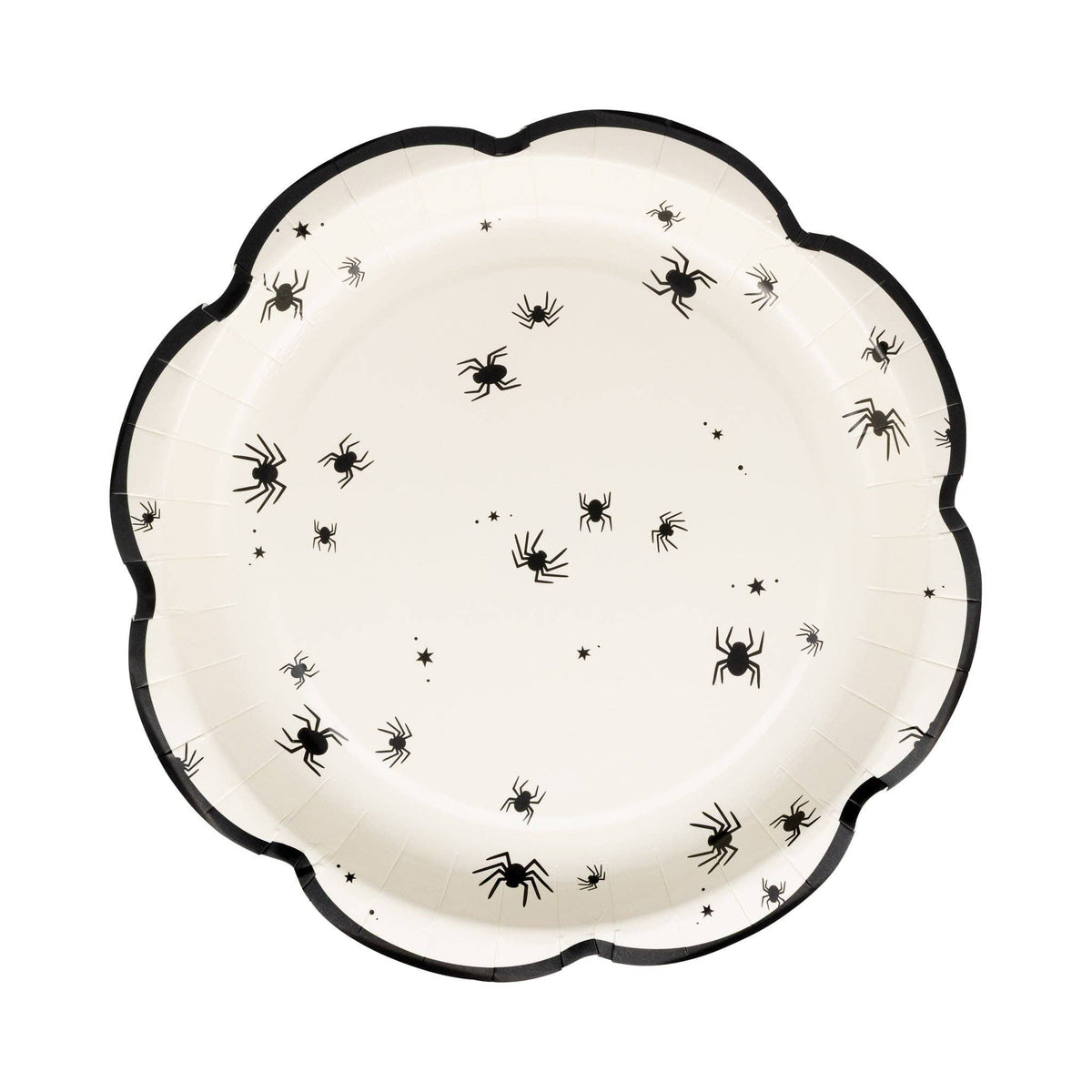 Tiny Spider Paper Plates – Halloween Shaped Plates