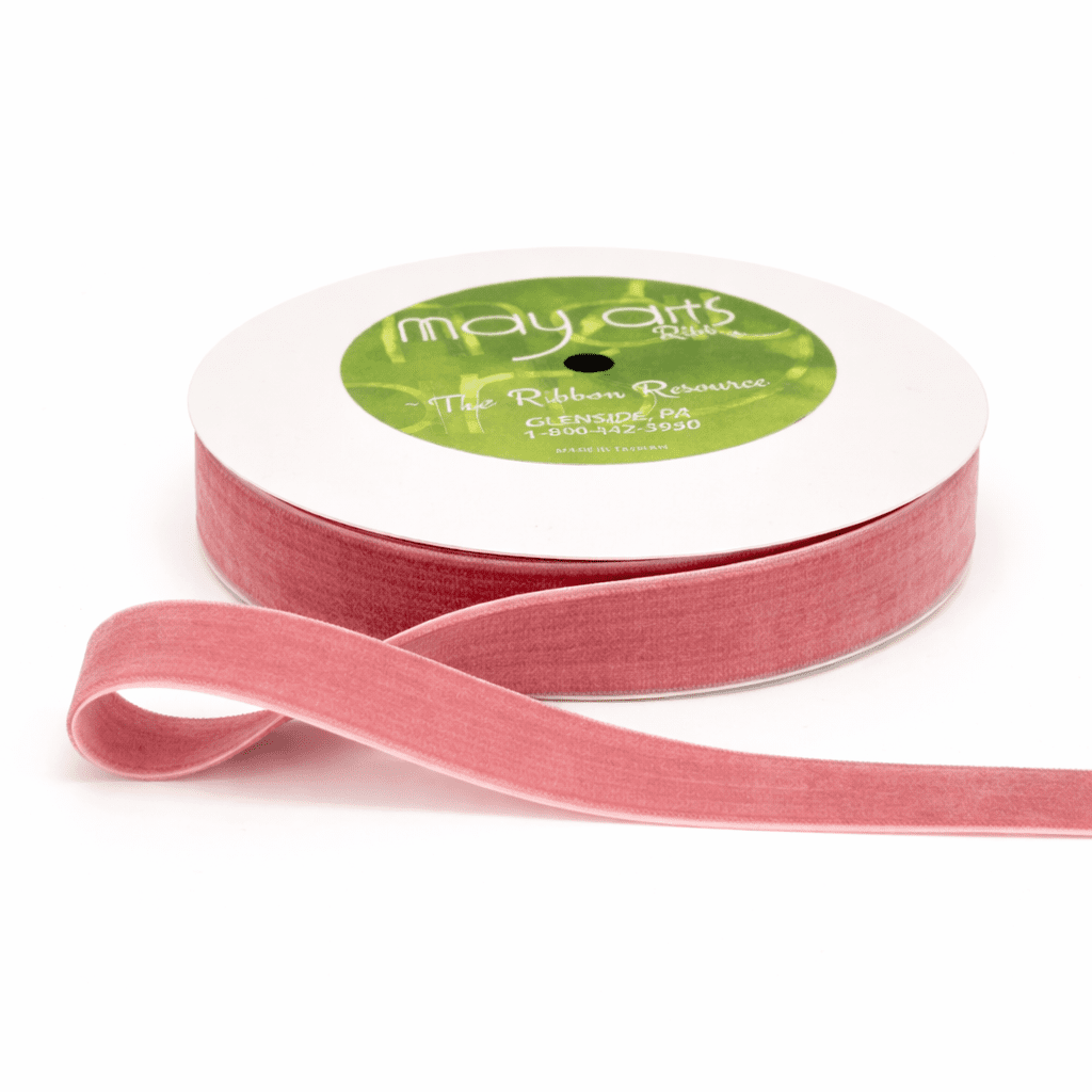 Velvet Ribbon - Pink | 3/4" Width | 11 Yard Roll