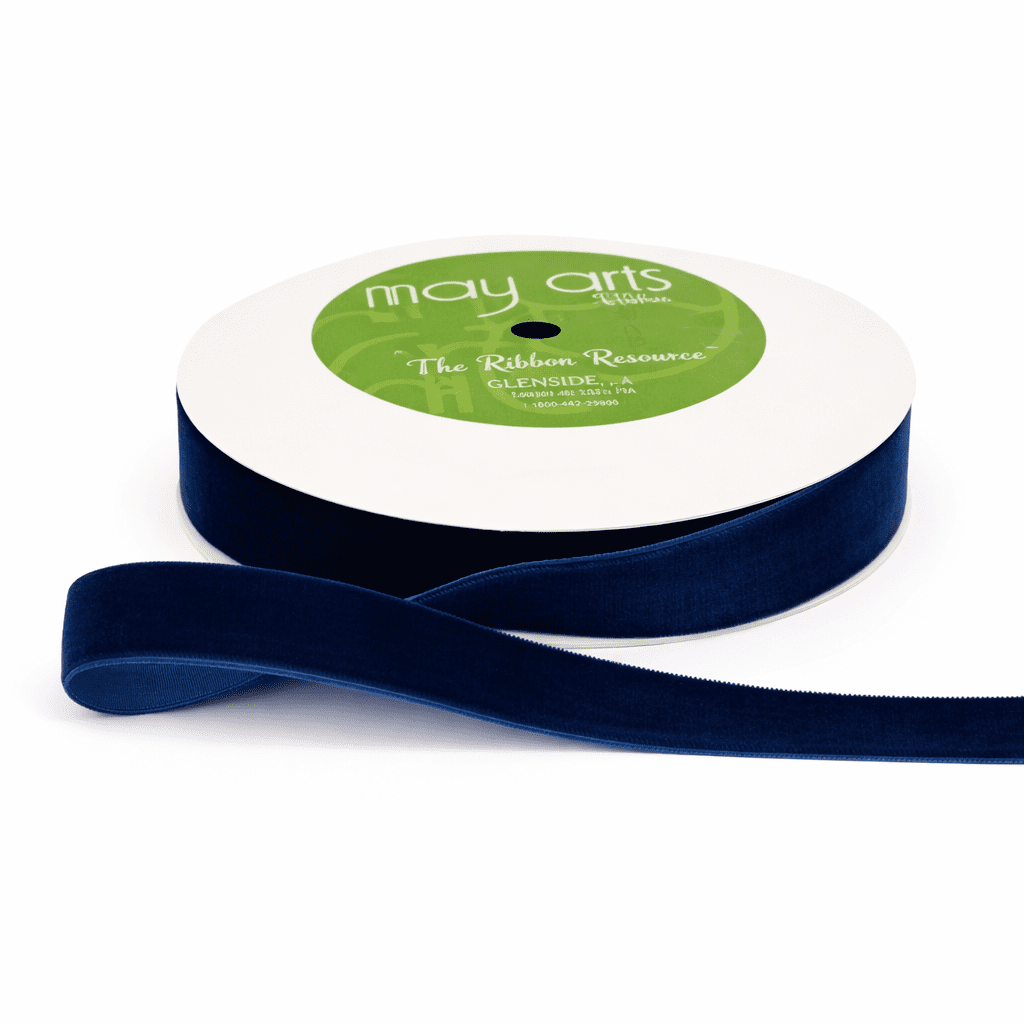 Velvet Ribbon - Royal Blue | 3/4" Width | 11 Yard Roll