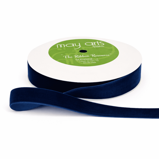 Velvet Ribbon - Royal Blue | 3/4" Width | 11 Yard Roll