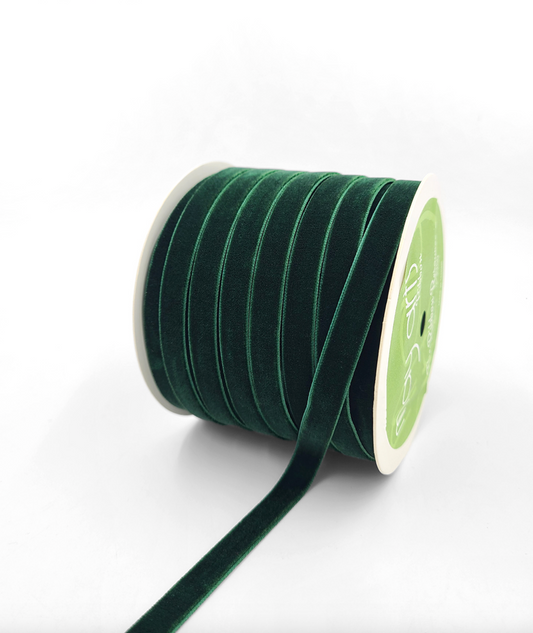 green velvet ribbon