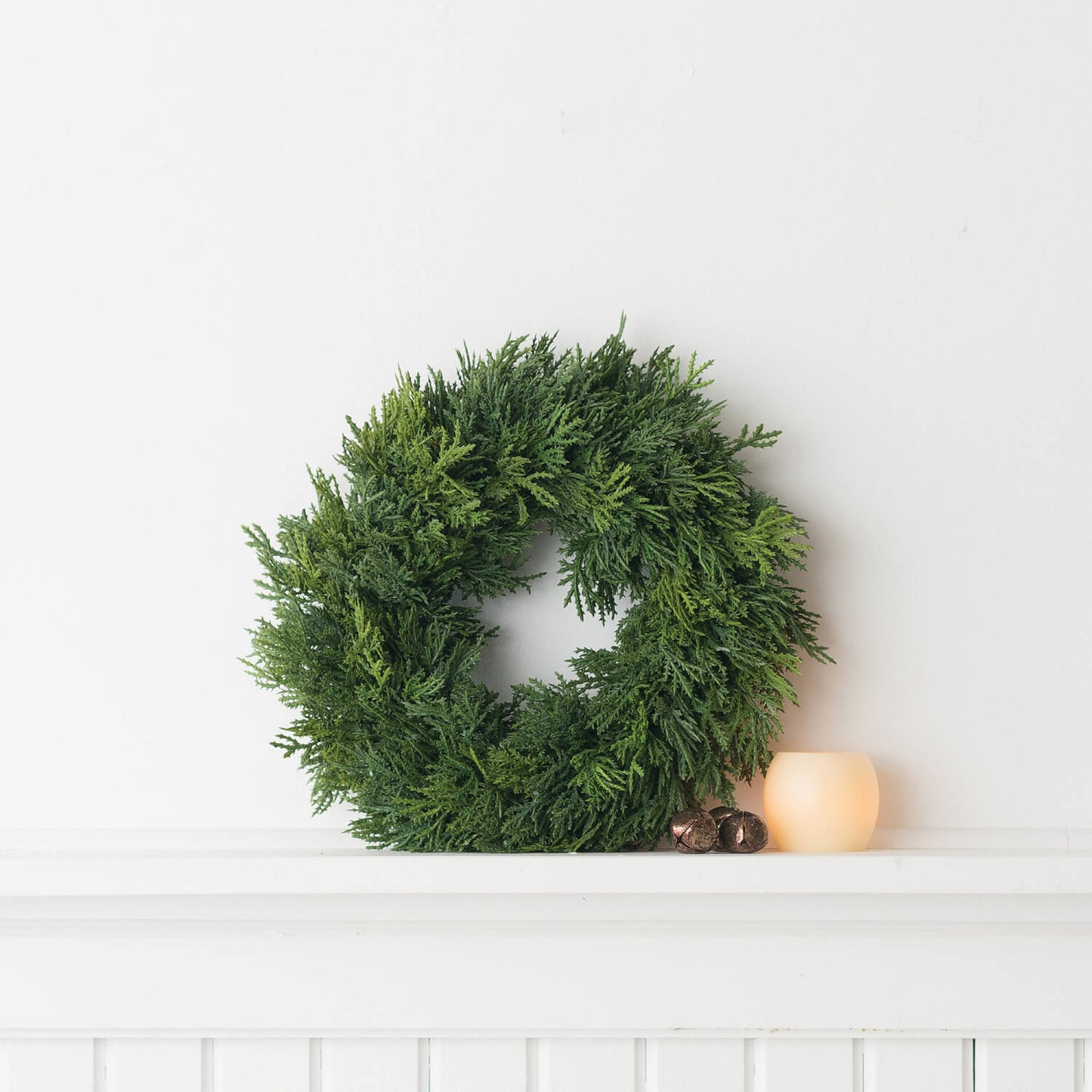 Lush Green Cedar Wreath 12"