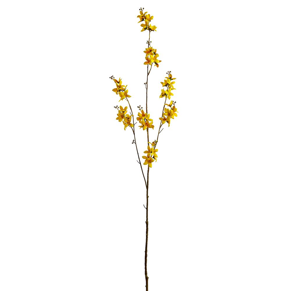 Yellow Forsythia Spray 44" - Single Stem Artificial Flower