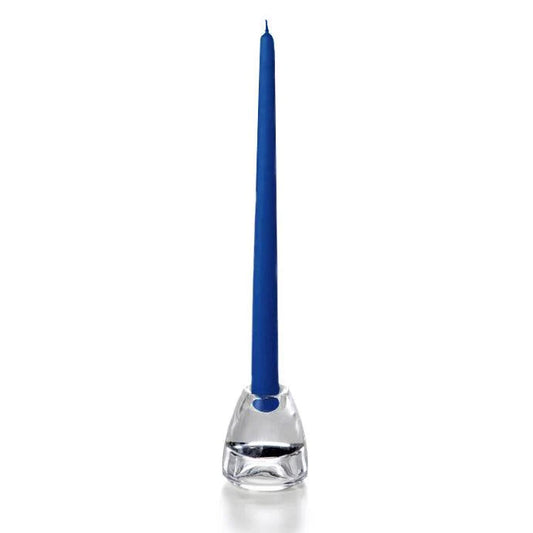 Royal blue taper candle